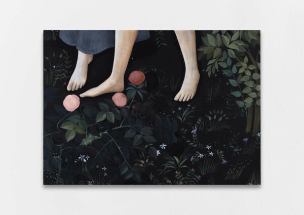 Anne Laure Sacriste, "Sans titre", 2021, acrylique et huile sur bois, 22 x 27 cm © Adagp, Paris, 2023