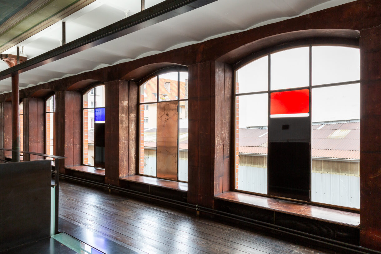 Anne Laure Sacriste, « Le Monde sans les mots », vue
d’exposition, CEAAC © Adagp, Paris, 2023. Photo : Émilie Vialet.