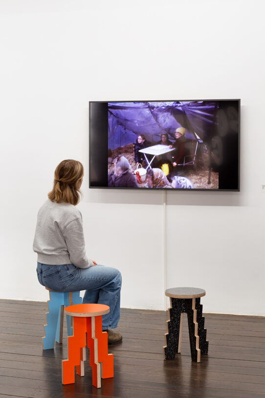 Pascaline Morincôme, Hope for change, vue d’exposition, CEAAC, Strasbourg, 2025. Photo : Émilie Vialet