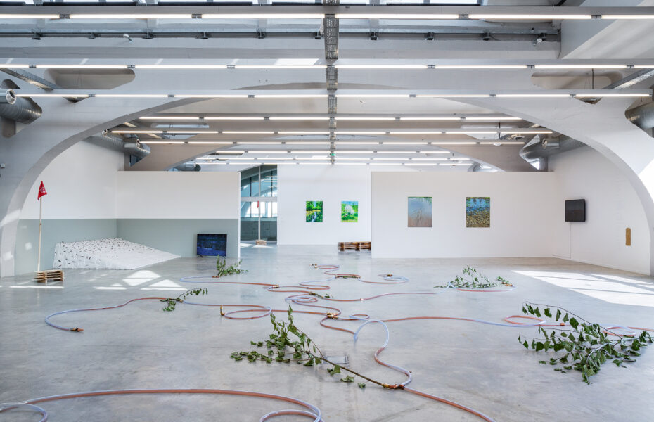Déborder la rivière, vue d'exposition, La Kunsthalle, Mulhouse, 2025. Photo : Émilie Vialet